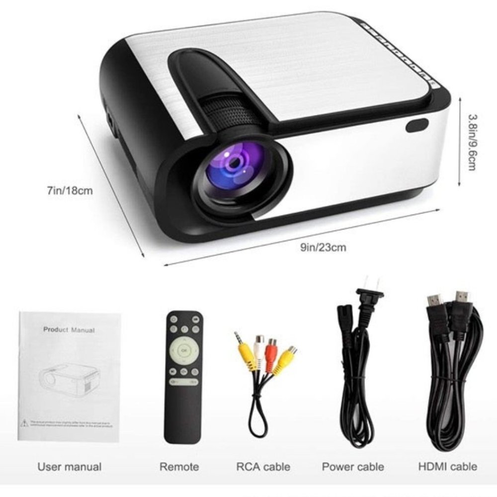 4600 Lumen Mini Projector - Picture 6 of 8